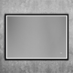 Зеркало 90х65 Art&Max Aversa AM-Ave-900-650-DS-F черное 